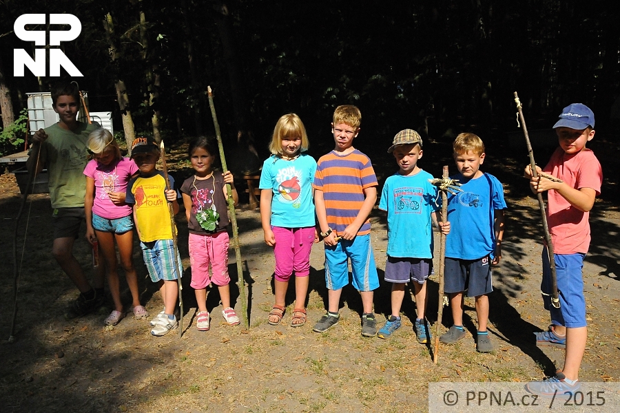 Letní tábor v Okrouhlíku 2015.Hájovna. Benátky nad Jizerou, 11.08. 2015, autor: Milan Koláø / PPNA.cz