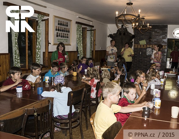 Letní tábor v Okrouhlíku 2015.Hájovna. Benátky nad Jizerou, 03.08. 2012, autor: František Stýblo / PPNA.cz