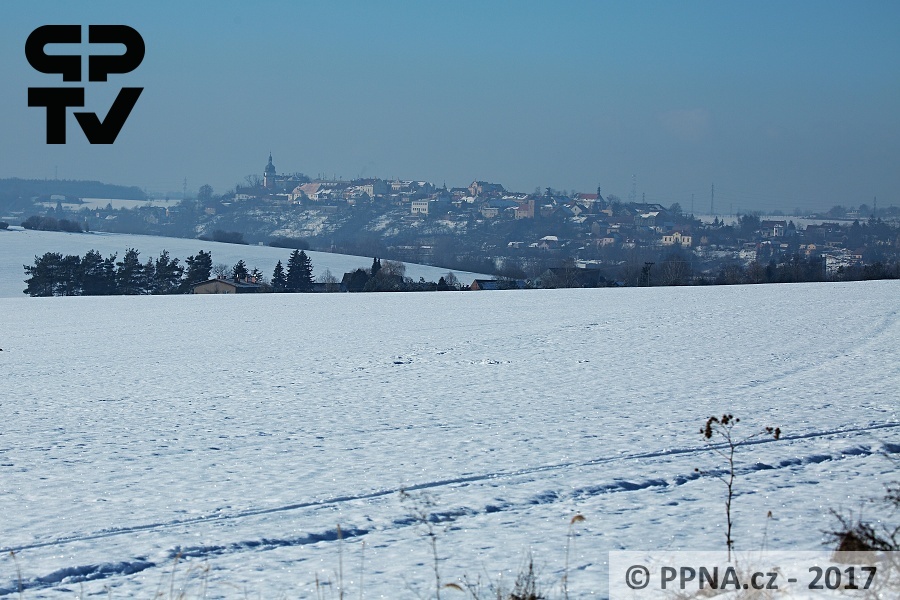 Sníh a mráz v okolí města. Benátky nad Jizerou, 17.01.2017, autor: Zdeněk Langšádl / PPNA.cz
